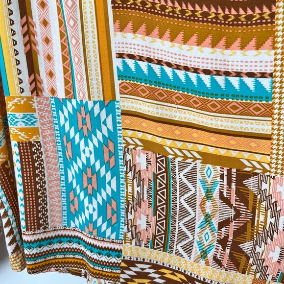 Anthropologie Savanna Jane Large Boho Blouse Shirt Top Boho Festival Tropical - Picture 7 of 9